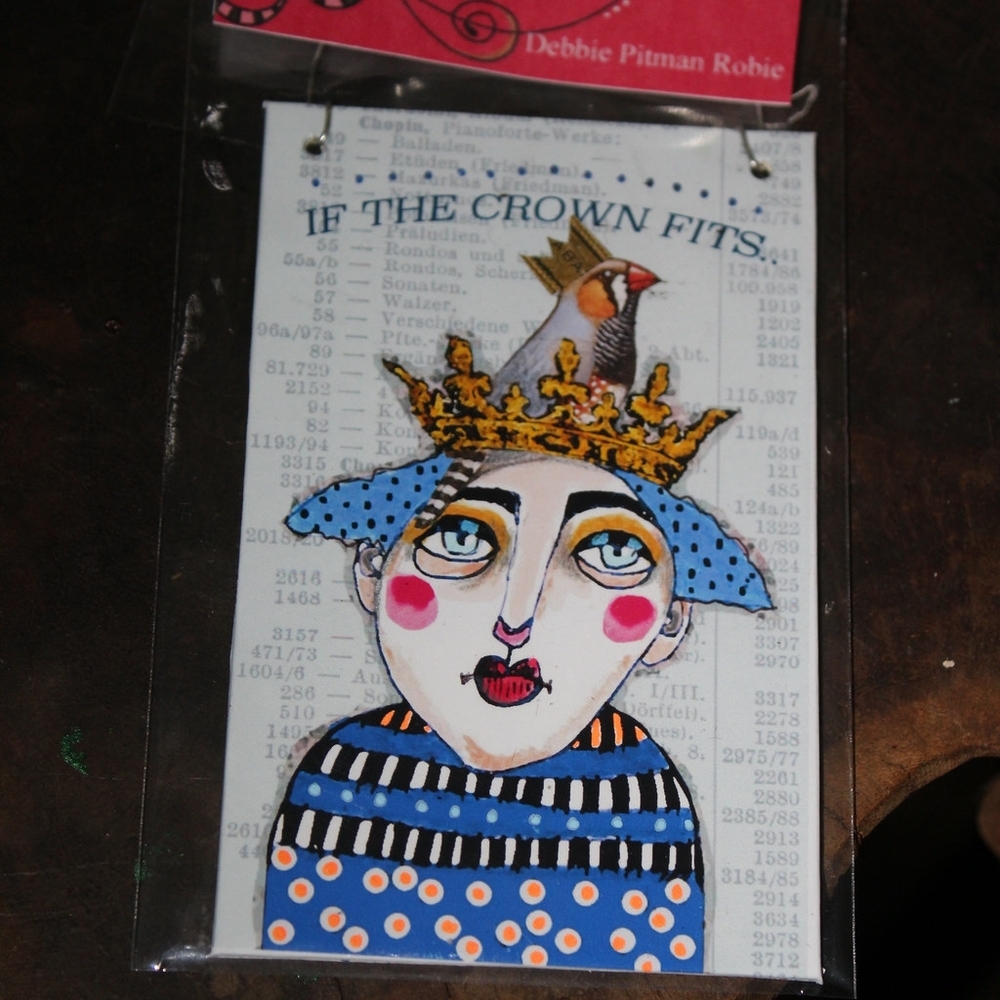 Whimsical Crowned Character Wall Art